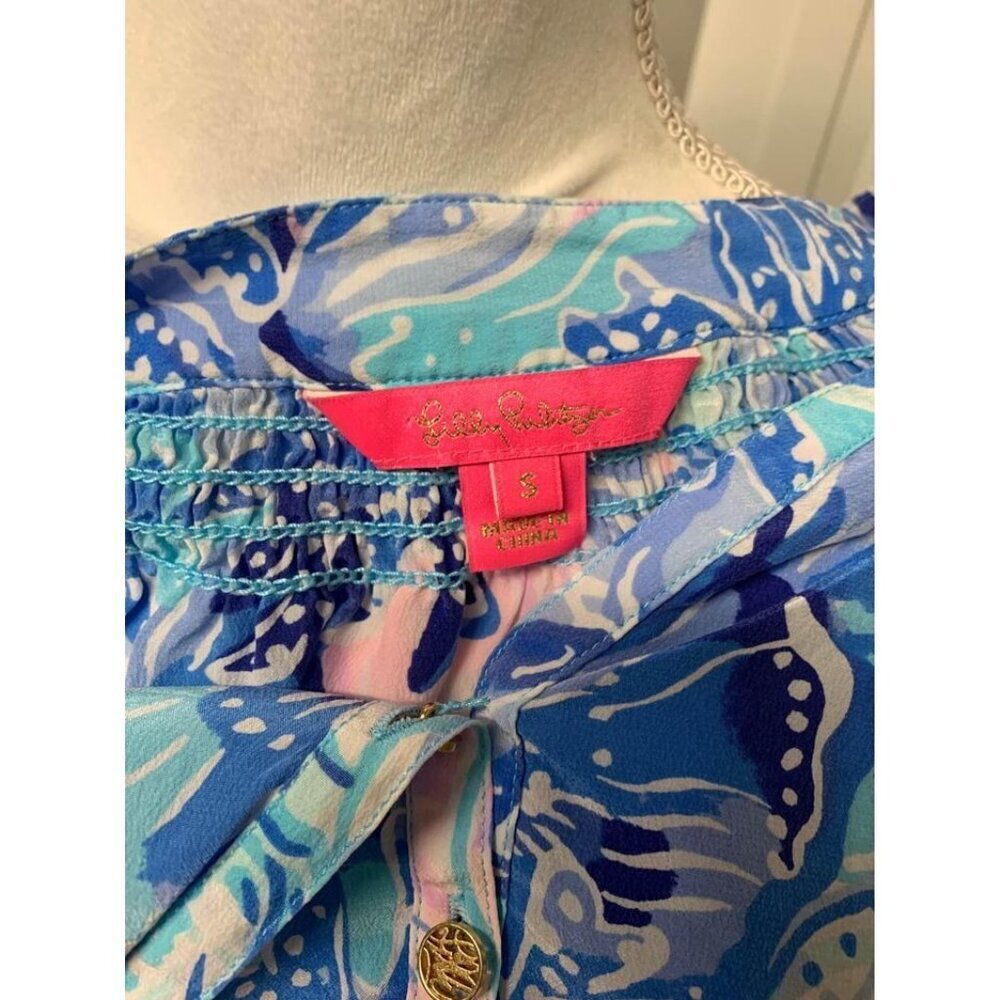Lilly Pulitzer Blouse Top Size Small - Picture 3 of 5